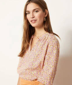 Solar Bluse Mit Print FUCHSIA -Etam Verkäufe 653993806 c