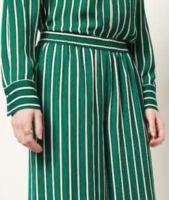 Gestreifte, Fließend Fallende Hose NILGRÜN 8 Gestreifte, Fließend Fallende Hose NILGRÜN -Etam Verkäufe 653994940 b