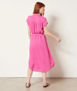 Langes Kleid Mit Bindegürtel ORCHIDEE 6 Langes Kleid Mit Bindegürtel ORCHIDEE -Etam Verkäufe 653996809 a