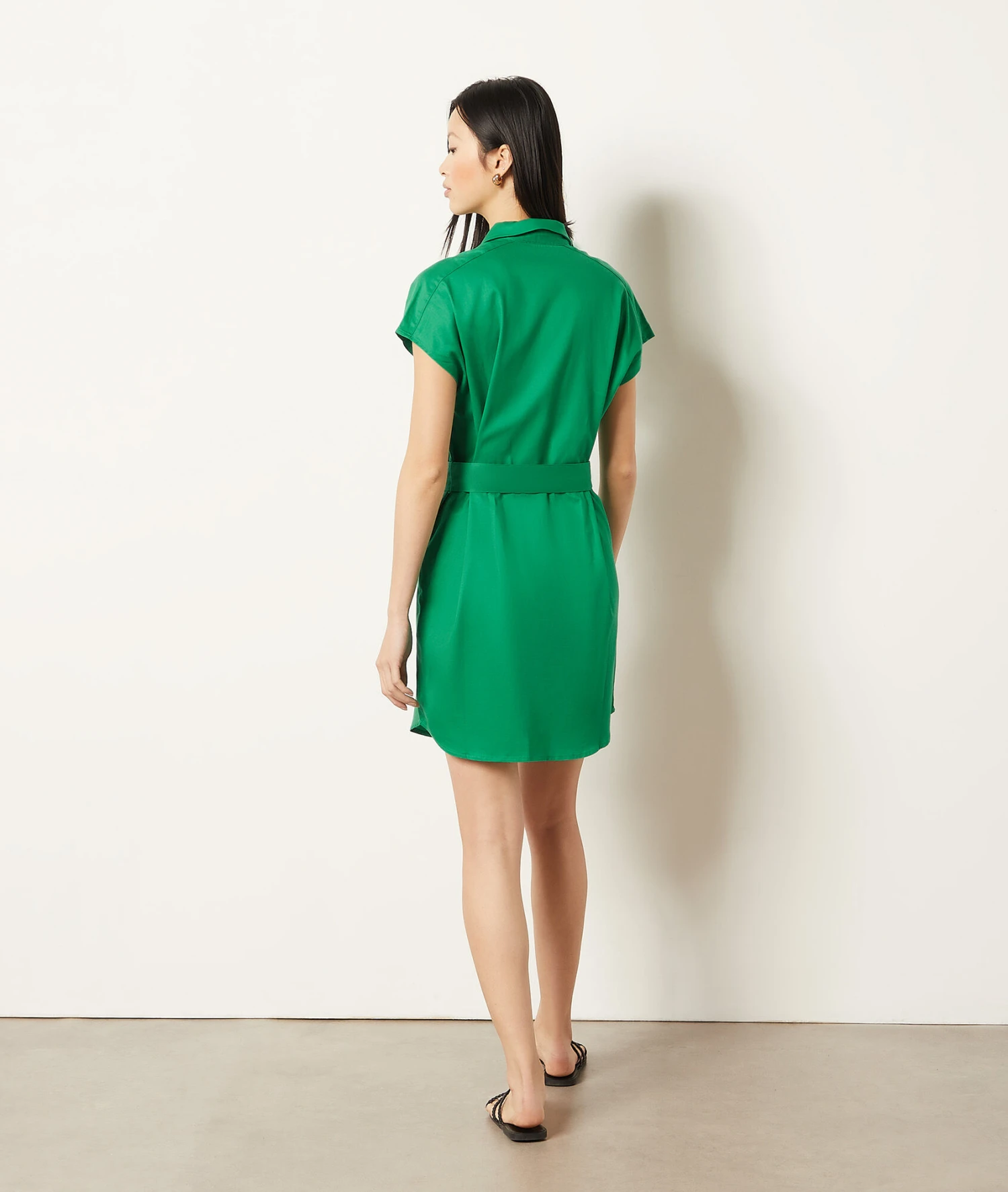 Kleid Mit Gürtel NILGRÜN 2 Kleid Mit Gürtel NILGRÜN – Bild 2