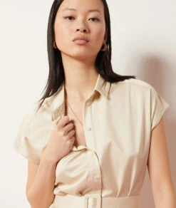 Kleid Mit Gürtel ECRU -Etam Verkäufe 653997780 b