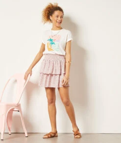 Rock Mit Volants HELLROSA 7 Rock Mit Volants HELLROSA -Etam Verkäufe 654000268 6