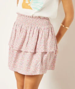 Rock Mit Volants HELLROSA 8 Rock Mit Volants HELLROSA -Etam Verkäufe 654000268 b