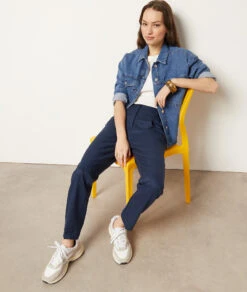 Gerade Geschnittene Hose MARINEBLAU -Etam Verkäufe 654000525 6