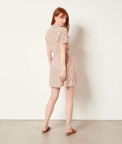 Kleid Aus Leinenmischgewebe KORALLE -Etam Verkäufe 654002806 a