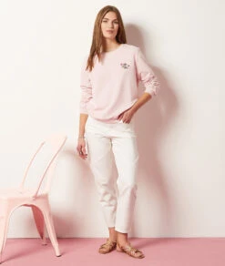 Sweatshirt Aus Mischbaumwolle PUDERROSA -Etam Verkäufe 654005776 6