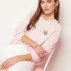Sweatshirt Aus Mischbaumwolle PUDERROSA -Etam Verkäufe 654005776 x
