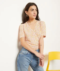 T-Shirt In Wickelform ROSA