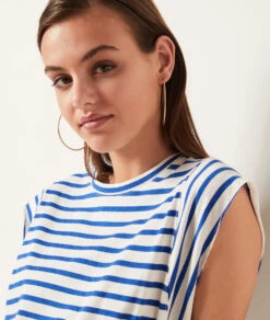 Sorel Gestreifter Rock Mit Gürtel ECRU -Etam Verkäufe 654006980 b