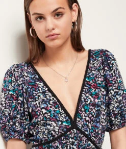 Kleid Mit Print Und Freiem Rücken ROSA -Etam Verkäufe 654007168 b