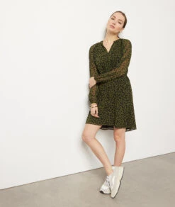 Fließendes Kleid Mit Print SCHWARZ -Etam Verkäufe 654008316 c