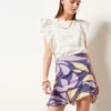 Kurzer Rock Mit Print LILA 10 Kurzer Rock Mit Print LILA -Etam Verkäufe 654013107 x