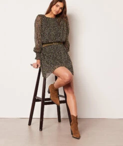 Kleid Mit Print SCHWARZ -Etam Verkäufe 654017946 c