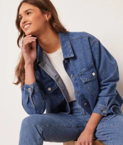 Jeans-Jacke BLAU -Etam Verkäufe 654018122 6