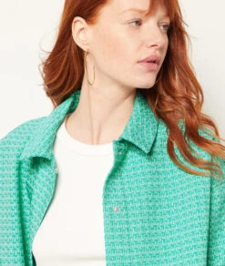 Jacke Mit Print SEEGRÜN -Etam Verkäufe 654018546 b