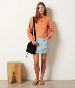 Swan Jacke Aus 100 % Baumwolle PFIRSICH -Etam Verkäufe 654018866 6