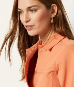 Swan Jacke Aus 100 % Baumwolle PFIRSICH -Etam Verkäufe 654018866 b