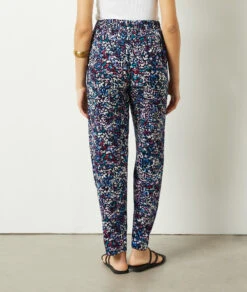 Hose Aus Fließendem Material Mit Print ROSA 6 Hose Aus Fließendem Material Mit Print ROSA -Etam Verkäufe 654019468 a