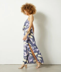 Langes Kleid Mit Print LILA -Etam Verkäufe 654019807 c