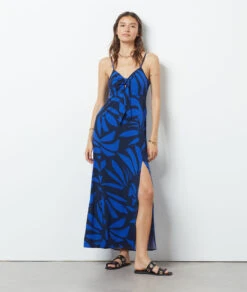 Langes Kleid Mit Print MARINEBLAU -Etam Verkäufe 654019837 6
