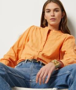 Hemdbluse Aus 100 % Baumwolle BUTTERBLUME