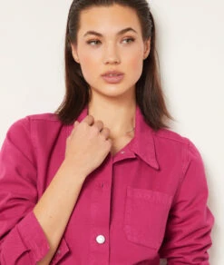 Jeanskleid Zum Binden FUCHSIA 8 Jeanskleid Zum Binden FUCHSIA -Etam Verkäufe 654024472 b