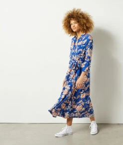 Langes Kleid Mit Print ORANGE 7 Langes Kleid Mit Print ORANGE -Etam Verkäufe 654026518 6