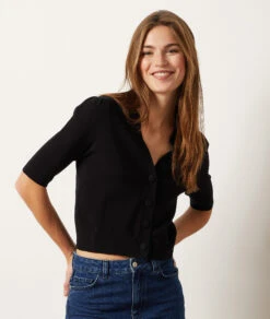 Weste Mit Kurzen Ärmeln SCHWARZ -Etam Verkäufe 654027205 c