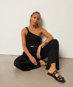 Hose Mit Weitem Schnitt SCHWARZ -Etam Verkäufe 654027305 c