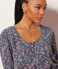 Fließendes Kleid Mit Print ROSA -Etam Verkäufe 654028768 b