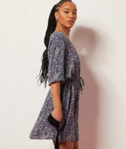 Fließendes Kleid Mit Print ROSA -Etam Verkäufe 654028768 c