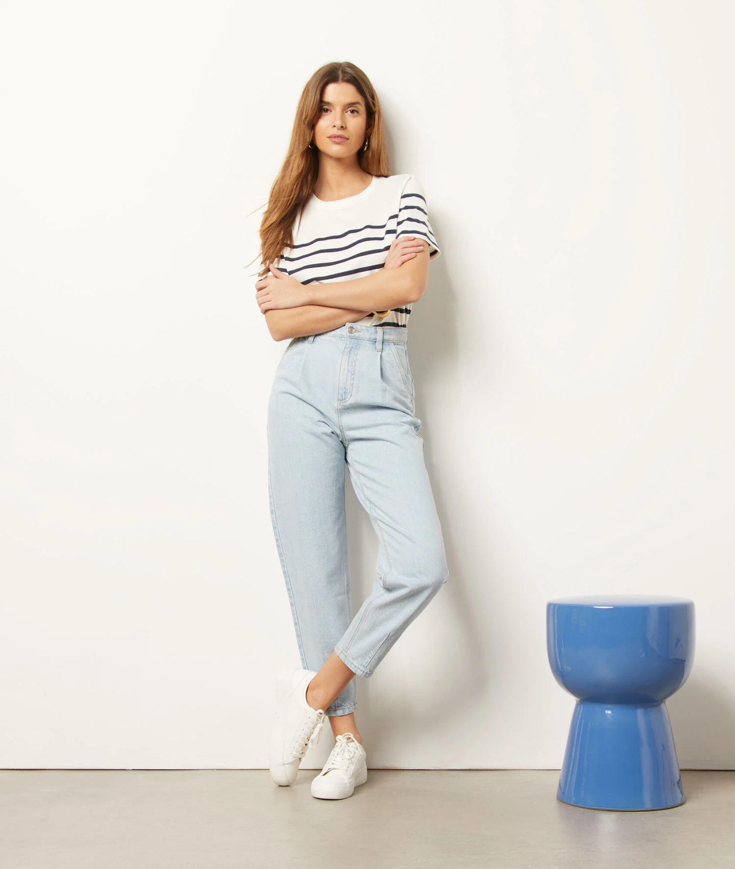 Karottenjeans, 100 % Baumwolle HIMMELBLAU 3 Karottenjeans, 100 % Baumwolle HIMMELBLAU – Bild 3