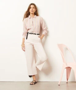 Weit Geschnittene Jeans Aus Gemischter Baumwolle LILA