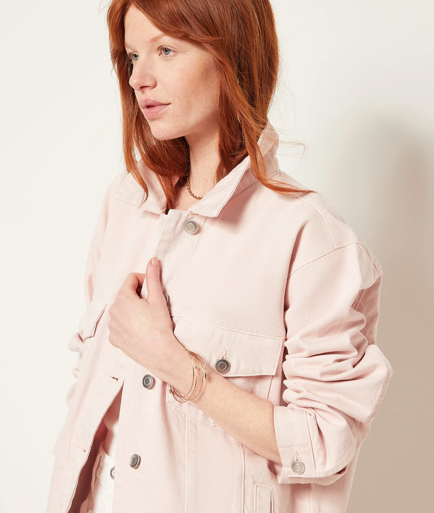 Jeansjacke Mit Gestickten Details PUDERROSA 5 Jeansjacke Mit Gestickten Details PUDERROSA – Bild 5