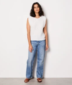 Ärmelloses T-Shirt ECRU 7 Ärmelloses T-Shirt ECRU -Etam Verkäufe 654045580 6