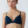 BH N.2 - Tiefliegender Push-up BH in Elegantem Tintenblau -Etam Verkäufe 654048814 x