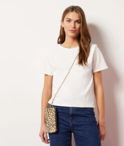 T-Shirt Mit Kurzen Ärmeln ECRU -Etam Verkäufe 654052180 a