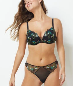 Soutien-gorge N.5 - Le Coques Fines Plongeant NOIR 7 Soutien-gorge N.5 - Le Coques Fines Plongeant NOIR -Etam Verkäufe 654054905 6