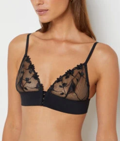 Soutien-gorge N.8 - Le Triangle Sans Armatures NOIR 8 Soutien-gorge N.8 - Le Triangle Sans Armatures NOIR -Etam Verkäufe 654055105 b