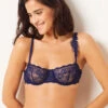 N.9 Marine Balconnet Bra - Elegant Underwire Lingerie -Etam Verkäufe 654055225 x