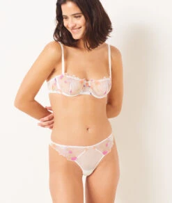 Soutien-gorge N.9 - Elegant Ecru Balconette Underwire Bra