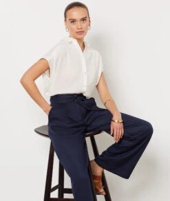 Ärmelloses Hemd, 100 % Baumwolle ECRU -Etam Verkäufe 654063080 c