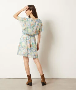 Fließendes Kleid Mit Print WEISS -Etam Verkäufe 654064006 a