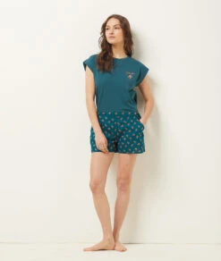Short de Pyjama Imprimé Vert - Confort & Respirabilité -Etam Verkäufe 654065346 c