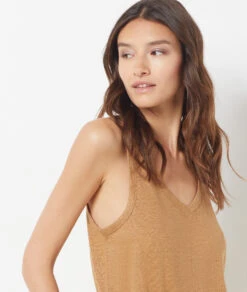 Ärmelloses Pyjama-Top aus 100% reinem Leinen – Luftig & Elegant in Beige 8 Ärmelloses Pyjama-Top aus 100% reinem Leinen – Luftig & Elegant in Beige -Etam Verkäufe 654067083 b