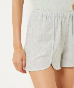 Herren Pyjama-Shorts aus Leinenmischgewebe in Grün - Komfortabel & Luftig 8 Herren Pyjama-Shorts aus Leinenmischgewebe in Grün - Komfortabel & Luftig -Etam Verkäufe 654067446 b