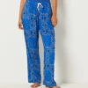 Soft Printed Pajama Pants in Royal Blue - Stylish Loungewear 11 Soft Printed Pajama Pants in Royal Blue - Stylish Loungewear -Etam Verkäufe 654067823 x