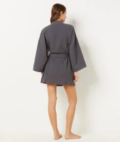 Damen Nachthemd aus 100% reiner Baumwolle - Komfortables Schlafshirt in Anthrazit 6 Damen Nachthemd aus 100% reiner Baumwolle - Komfortables Schlafshirt in Anthrazit -Etam Verkäufe 654070804 a