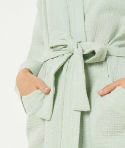 Damen Nachthemd aus 100% Baumwolle - Bequemes Schlafshirt in Grün -Etam Verkäufe 654070846 b