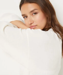 Damen Nachthemd aus 100% reiner Baumwolle - Klassisch in Ecru -Etam Verkäufe 654070880 b